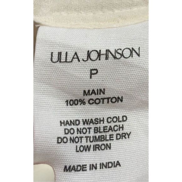 Ulla Johnson Rowena Coverup in 100% Cotton NWT Size Petite - Picture 13 of 13
